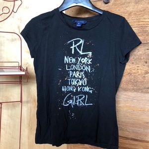 Ralph Lauren graphic graffiti shirt